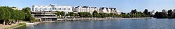 Enghien-les-Bains - Front du lac - panoramique